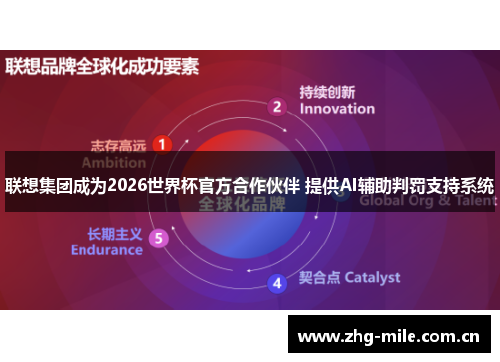 联想集团成为2026世界杯官方合作伙伴 提供AI辅助判罚支持系统